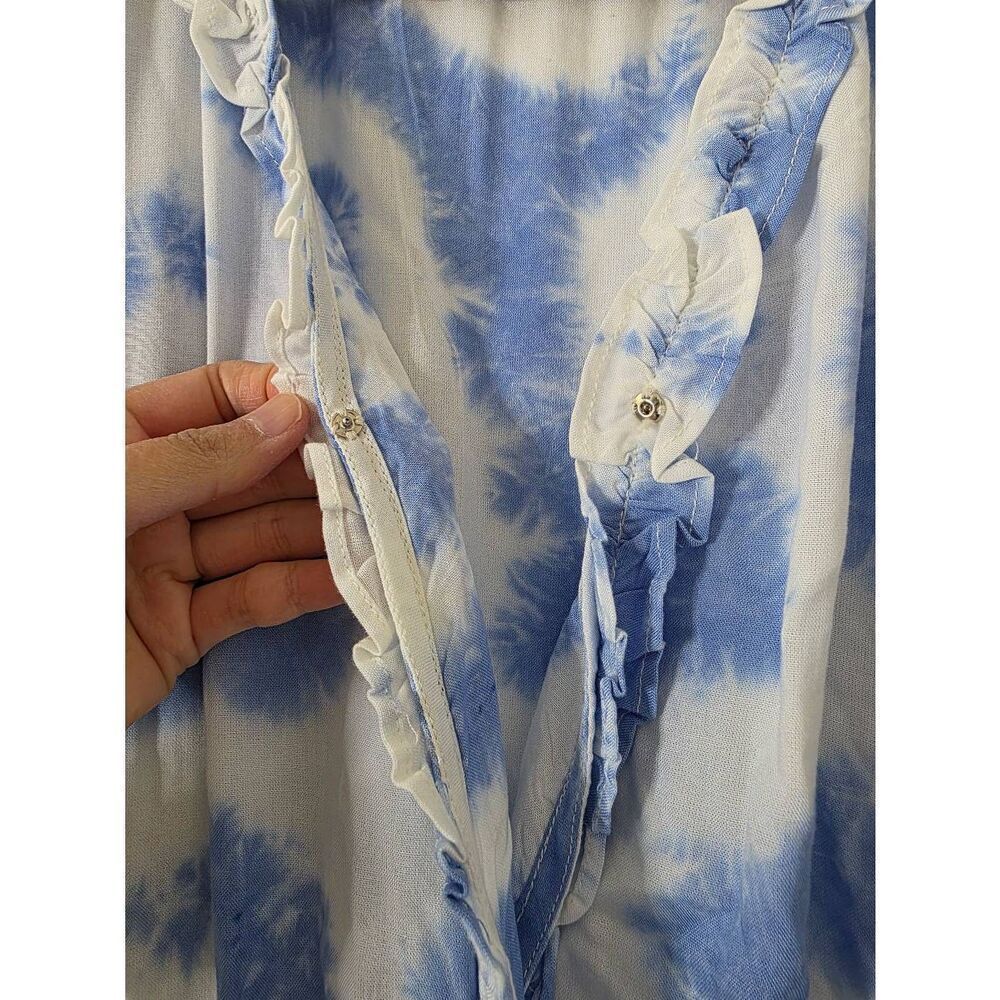 Cake For Dinner the Meadow Dress in Sky Blue Burst Tie Dye M $148 - Picture 8 of 10